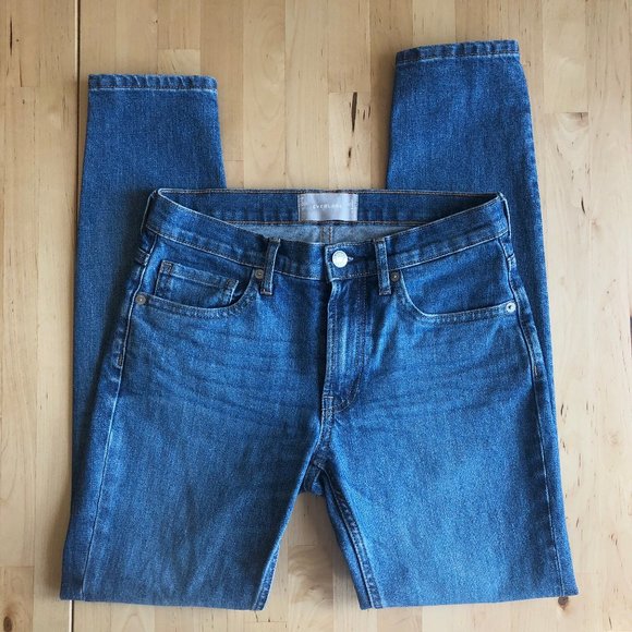 Everlane Denim - Everlane Mid-Rise Skinny Mom Jean in Mid Blue 26
